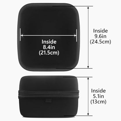 Geekria Shield Case for Large-Sized Over-Ear Headphones, Replacement Protective Hard Shell Travel Carrying Bag with Cable Storage, Compatible with Beyerdynamic DT880Pro, AKG K701 Headsets