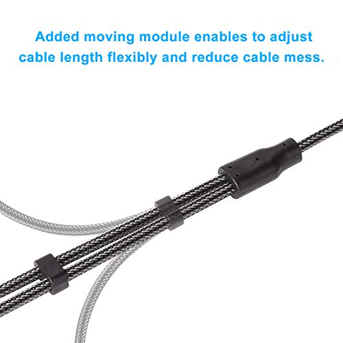 J&D 3.5mm TRS to Dual 6.35mm TS Breakout Cable, Gold Plated Audiowave Series 1/8 to Dual 1/4 Stereo Cable Splitter with Nylon Braid Compatible with PC, Computer Sound Card, Mixer, Speaker, 9 Feet - size: 9 Feet