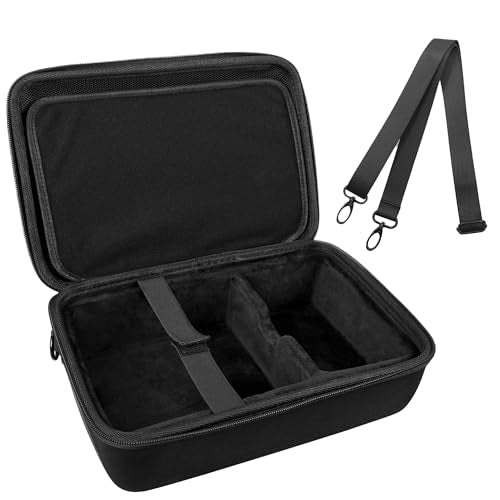 Musiin Audio Interface Case Compatible with Apollo Twin X DUO Gen 2 QUAD | Equipped with Comfort Handle and Adjustable Shoulder Strap Carrying, Suitable for Traveling(Black)