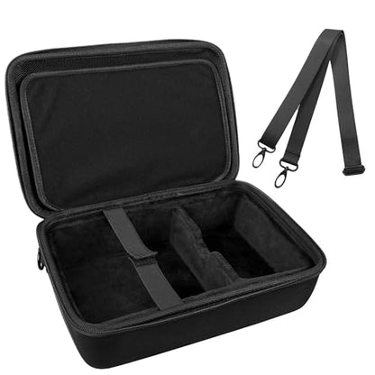Musiin Audio Interface Case Compatible with Apollo Twin X DUO Gen 2 QUAD | Equipped with Comfort Handle and Adjustable Shoulder Strap Carrying, Suitable for Traveling(Black)