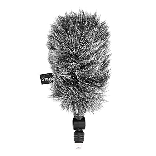 Saramonic SmartMic5 Di | Unidirectional Micro-Shotgun Microphone with Lightning for Apple iPhones and iPads for Videos, Vlogging, Live Streaming, Social Media Updates and More | Lightning connector with unidirectional pattern and shock mount for vlogging,