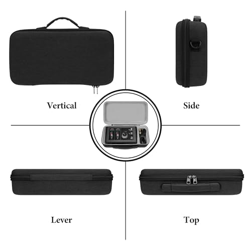GEEKRIA Audio Interface Carrying Case, Hard Shell Travel Bag Compatible with Solid State Logic SSL 2 MKII/SSL 2 Plus MKII (Dark Gray)