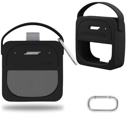 for Bose New SoundLink Micro 2nd Gen Portable Speaker Silicone Case,Black - color: Black Case