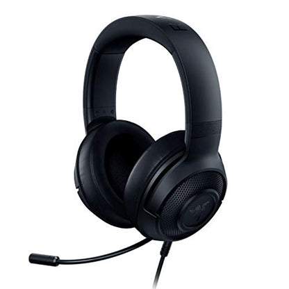 Razer Kraken X Lite Wired 7.1 Gaming Headset, 7.1 Surround Sound, Lightweight Design, Wired Gaming Headphones with Microphone for PC, Mac, Xbox One, Xbox Series X|S, PS4, PS5 - Black (Renewed)