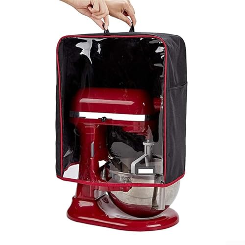 Clear View Stand Mixer Cover with Removable Base Pad Household Blenders Accessories Storage Bag Oxford Fabric Storage Bag - size: S