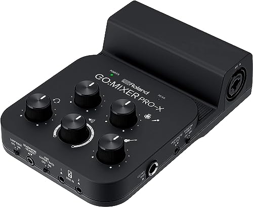 Roland GO:MIXER PRO-X Audio Mixer for Smartphones | Connect and Mix up to 7 Audio Sources | Add Studio Quality Audio to your Social Content and Livestreams