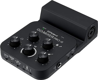 Roland GO:MIXER PRO-X Audio Mixer for Smartphones | Connect and Mix up to 7 Audio Sources | Add Studio Quality Audio to your Social Content and Livestreams