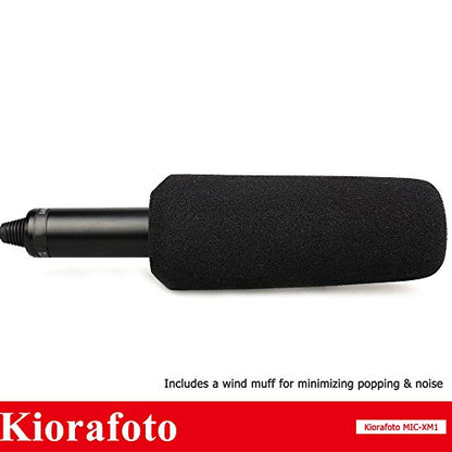 Kiorafoto Camera Camcorder Microphone for Sony HXR-NX30, HXR-NX70, HXR-NX5, DSR-PD170, HVR-A1, HDR-AX2000, Replaces ECM-XM1
