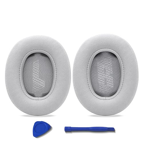 Replacement Ear Pads for JBL Live 500BT/Live 500 BT Headphone, Extra Thick Cushions, Ear Cups Cover, Soft Leather＆Memory Foam Headset Earpads (Gray) - color: Gray