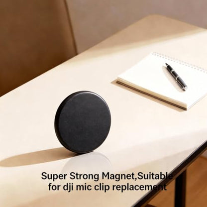 Mic Clip Magnet for DJI Mic Mini/Mic 2/Mic 3 Wireless Transmitter, Magnetic Clip for Wireless Lavalier Microphone adapters, Microphone Receiver Magnetic Mounting