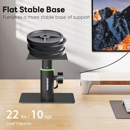 Vondynote 2-Pack Studio Monitor Stand Small 6" Tall Tablet Stand Holders | Desktop Speaker Stands, Height Adjustable, For Small Speakers, Projector, HiFi, Bluetooth Speakers - color: Standard