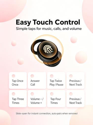 NE91 Invisible Sleep Earbuds, Mini Wireless Bluetooth Earbuds, Hi-Fi Sound | Low-Profile Comfort Fit, Ergonomic In-Ear Design, Tiny Earphones for Side Sleepers, Sleeping, Music, Calls, Work & Travel