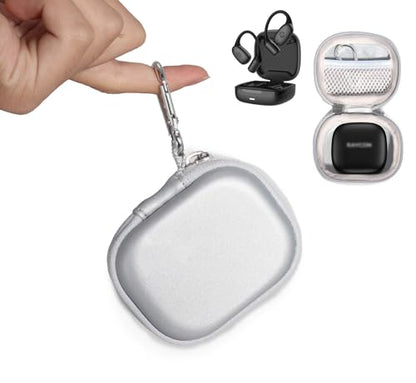 Alltravel Earbuds Case for Raycon Essential Open Ear Earbuds (Silver) - color: Silver