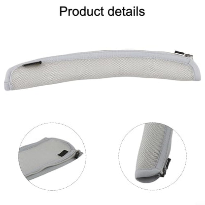 Breathable Mesh Headband Cover for Sony WH-1000XM6, Soft Replacement Pad Cushion with Zipper for Easy Cleaning, Protective Sleeve to Reduce Pressure and Sweat(Gray) - size: Gray