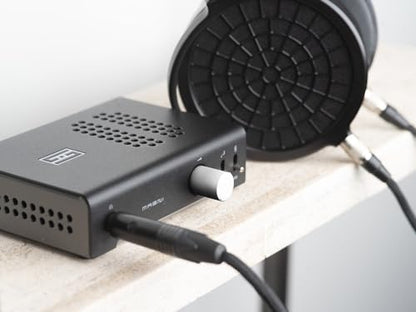 Schiit Magni Unity Fully Discrete Headphone Amp and Preamp - Black | Fully discrete, current-feedback headphone amp/preamp. Modular design, upgradeable DAC card slot. Made in USA. - color: Black, style: No DAC