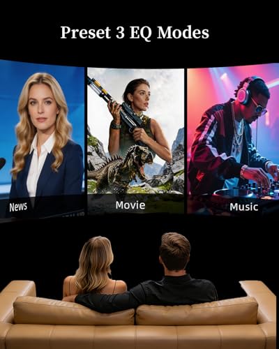 Sound Bar – 50W, Sound Bar for Smart TV, Sound Bar with Bluetooth 5.0, Optical/AUX Connectivity, Remote Control, Wall-Mountable Home Theater Audio, Compatible with TV, PC, and Phone - color: Gray