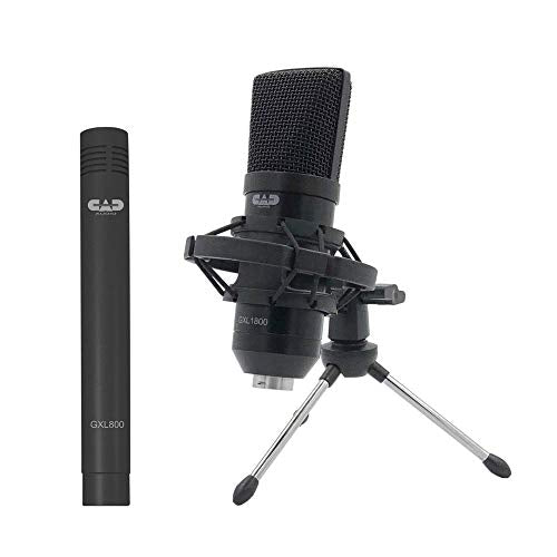 CAD Audio GXL1800SP Studio Pack with GXL1800 Side Address & GLX800 Small Diaphragm Mic - Perfect for Studio, Podcasting & Streaming | GXL1800 Side Address and GLX800 Small Diaphragm Mic, Studio, Podcasting and Streaming - style: Microphone Only