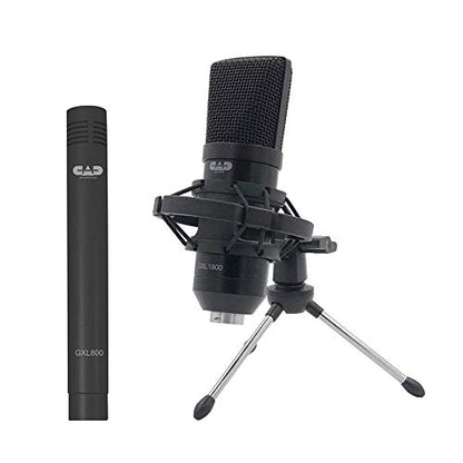 CAD Audio GXL1800SP Studio Pack with GXL1800 Side Address & GLX800 Small Diaphragm Mic - Perfect for Studio, Podcasting & Streaming | GXL1800 Side Address and GLX800 Small Diaphragm Mic, Studio, Podcasting and Streaming - style: Microphone Only