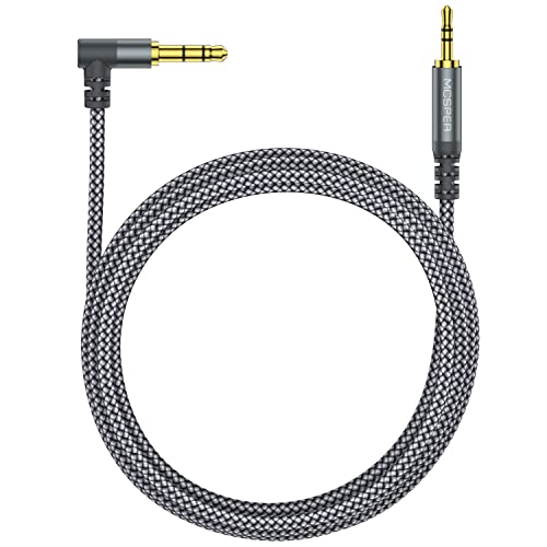 (2-PACK)3.5mm to 2.5mm Aux Audio Cable (6.6FT), 90 Degree Right Cord Compatible with Bose 700 QuietComfort QC45 QC35II QC35 QC25 Noise Cancelling Headphones, JBL E45BT E55BT E65BTNC Bluetooth Earphone - size: 2-Pack