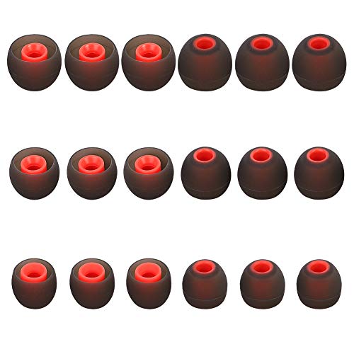 Silicone Earbud Tips Replacement Earbuds Cap Eartips Tips Eargels 9 Pairs SML
