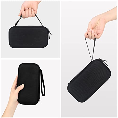 BOVKE Hard Travel Speaker Case for Bose New SoundLink Flex Speaker (2nd Gen) / Bose SoundLink Flex Bluetooth Portable Speaker, Extra Mesh Pocket for Bose Speaker Charger, Charging Cables, Black - color: Black