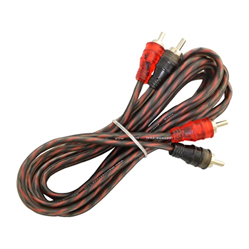 6ft 2-Channels Male-to-Male Twisted Pair OFC RCA Interconnect Cable - size: 6 ft