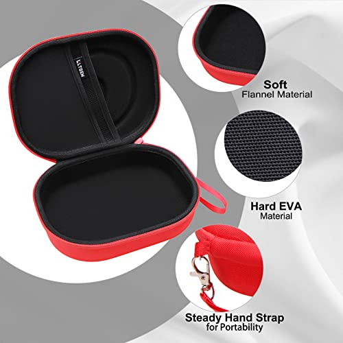 Case for JBL Tune 770NC/510BT/720BT/520BT/670NC/520C Headphones Red | Hard Carrying Travel Case for JBL Live 770NC/670NC/680NC/780NC Headphones - color: Red+Black
