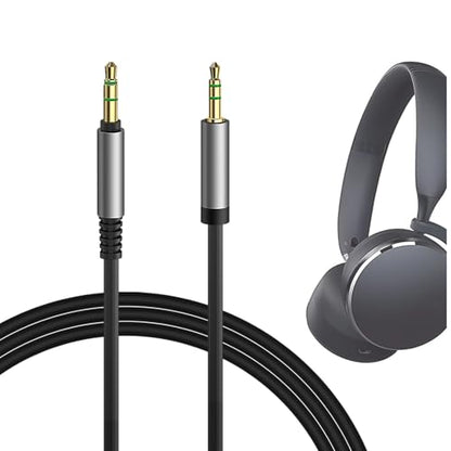 GEEKRIA Audio Cable Compatible with AKG Y600NC Y500, Y50, N60NC/700NC/700NC M2, N60, Y50BT, Y45BT, N90Q Headphones, 2.5mm to 3.5mm Replacement Stereo Cord (4 ft/1.2 m)