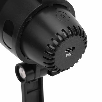 USB Microphone for Enhanced Sound Gaming, Fast Mute Function for Streaming and Gaming Metal Construction (Black)