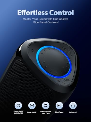 Bluedee Computer Speakers for Desktop PC, Rechargeable Computer Sound Bar | Bluetooth 5.3 & 3.5mm AUX, Clear Balanced Sound, Compact PC Soundbar for Desktop, Laptop, Monitor & Gaming Setup