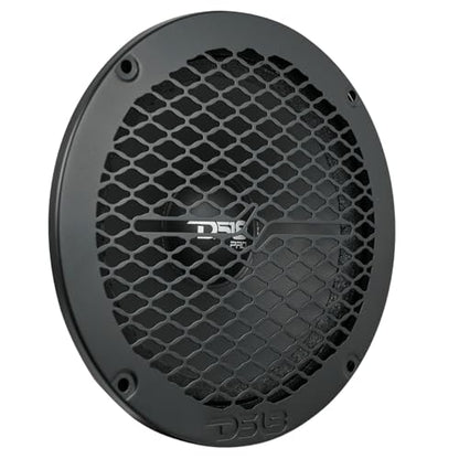 DS18 PRO-GRILL6MS/BK PRO 6.5" Slim Metal Mesh Speaker Grill - Universal Fit 6.5 inches - Protective Speaker Cover Mesh - Protect Your Speakers - Black - Each - size: 6.5 - Inches