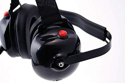 Rugged Radios H60 Dual-Radio Behind-the-Head Racing Headset | Dual PTT Controls, Dedicated Speakers, Noise-Canceling Mic & Two Universal 5-Pin Ports for Two Handheld Radios