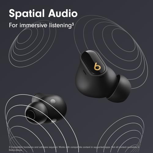 Beats Studio Buds + - Black / Gold with AppleCare+ (2 Years) - color: Black/Gold, style: With AppleCare+