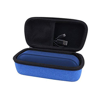 Aenllosi Case for Tribit XSound Surf/Go Portable Bluetooth Speaker, Blue | EVA case construction, Water-resistant, Dust-resistant design, Smooth zipper access, Carry handle, Case only - color: Blue