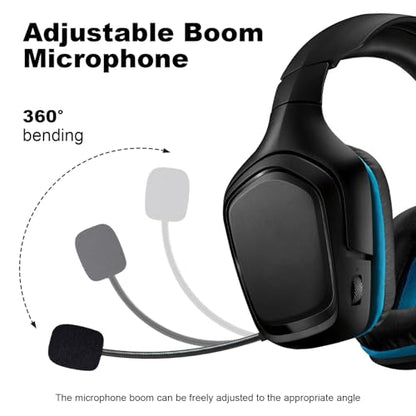 Replacement G733 Microphone Compatible with Logitech G733 Lightspeed Wireless Gaming Headsets, 3.5mm Detachable Noise Cancelling Mic Boom for PC, Xbox One, PS4, PS5