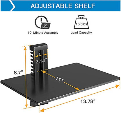 PERLESMITH Floating Wall Mount Shelf