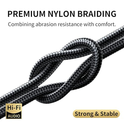 Phono Cable with Ground 3.28ft - RCA/Turntable Cable with Ground - size: 3.28ft/1m