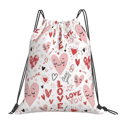 Cinch Sack Tropical Leaf Dot Texture Drawstring Tote Backpack - color: 5