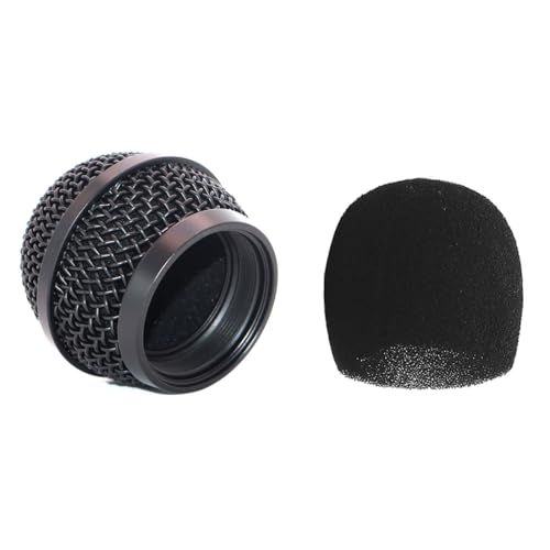 Replacement Ball Head Mesh Microphone Black Grille fits for shure PG48 PG58 PGA48 PGA58 PGX2 BLX288 PG288 PGX24 Microphone - size: Black Grille