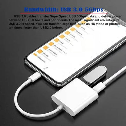 CY Type C USB-C to Standard Type-A USB3.0 Female with PD Power Charge Adapter Compatible with MAC Laptop Tablet Phone - style: USB+PD