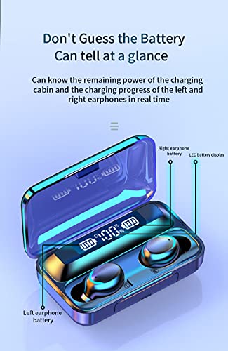 2023 Newest Wireless Earbuds Bluetooth 5.0 Headphones Mini Stereo Earphones in-Ear Built-in Mic Headset Headset with Charging Box for iOS Android - size: WW988