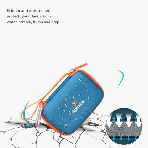Case for JBL Go 4 / GO 5 / Go 3 Ultra Portable Speaker -Blue (Case Only) - color: Blue