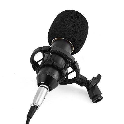 Zerone Condenser Microphone with Shock Mount USB Studio Recording Mic Cardioid Pattern Gold Plated Diaphragm for Computer Streaming Podcasting