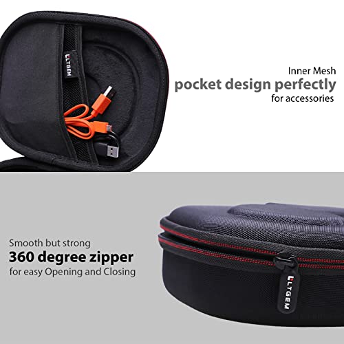 Case for JBL Tune 770NC/510BT/720BT/520BT/670NC/520C Headphones Black | Hard Carrying Travel Case for JBL Live 770NC/670NC/680NC/780NC Headphones - color: 2.Black outside + Black inside