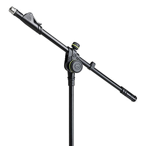 Gravity Microphone Stand GMS 4222 B Short Tripod Microphone Stand with Telescoping Boom 2-Point Adjustment, black - style: Modern