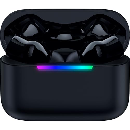 Razer Hammerhead V3 X Wireless Multi‐Platform Gaming Earbuds, Black | 2.4 GHz & Bluetooth 5.3, 35 Hr Battery, THX Spatial Audio, for Smartphones, PC, Laptop, Tablet, PS5, Steam Deck - style: PC