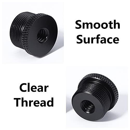 Mic Stand Adapter 1/4 Female to 5/8 Male Screw Thread Adapter Tripod Screw Adapter for Camera Monitor Microphone Stand