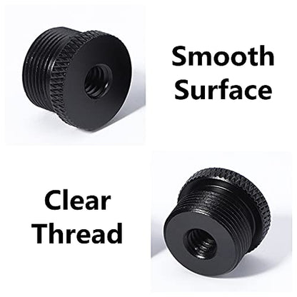 Mic Stand Adapter 1/4 Female to 5/8 Male Screw Thread Adapter Tripod Screw Adapter for Camera Monitor Microphone Stand