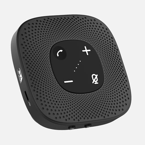 Cyber Acoustics Conference Speakerphone (SP-2000) - USB and Bluetooth, Advanced DSP with 360 Degree Noise Cancelling Microphone with 3m Range, 66 Ft BT Wireless Range - style: USB & BT Speakerphone