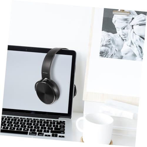 UKCOCO Wired Over Ear Headset with Microphone Lightweight Comfortable Stereo Headphones for Computer Gaming Music Video Chat Black